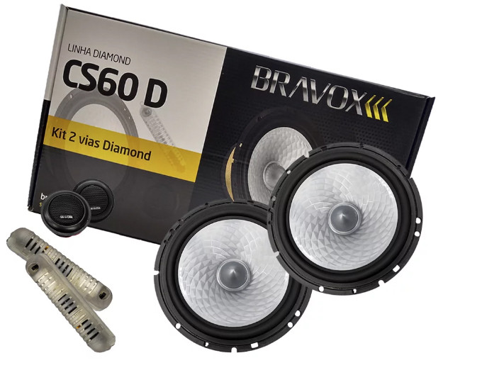 KIT 2 VIAS 6 BRAVOX 140RMS DIAMOND CS60D